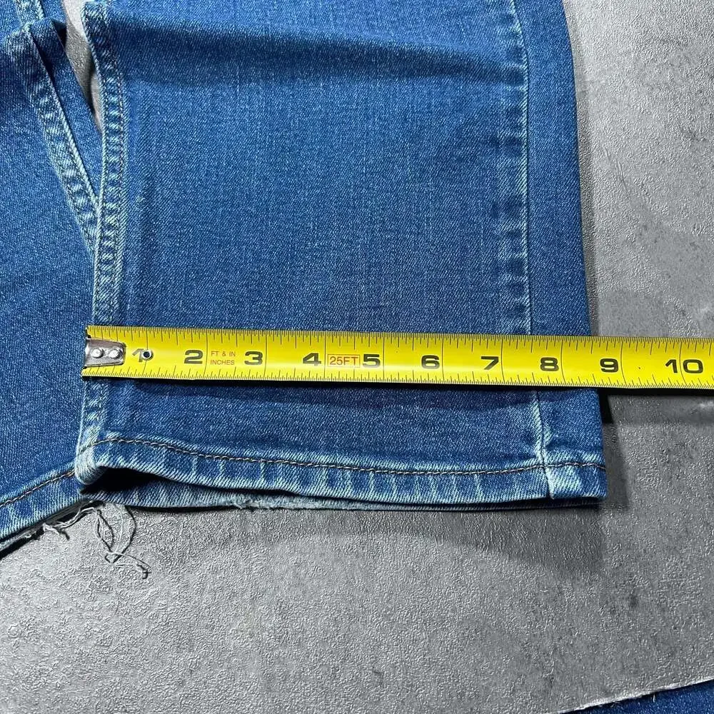 Levi's 505 Straight Leg Distressed Blue Denim Jeans
